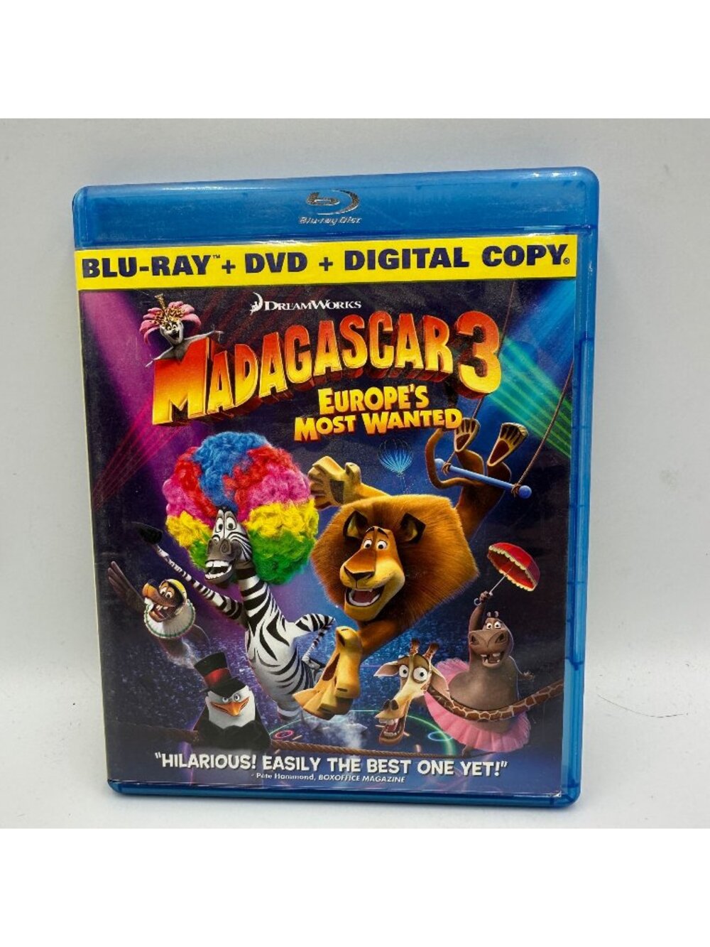 Madagascar 3 Europes Most Wanted BluRay DVD Combo Animated PG DreamWorks